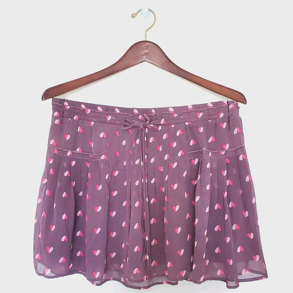 NWT American Eagle Purple Pleated Skirt - Medium